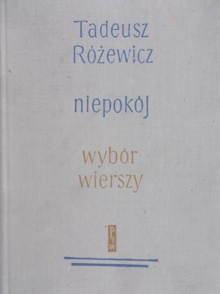 Niepokój. Wybór wierszy