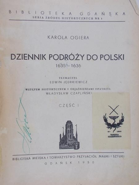 Ogier Karol - Dziennik podróży do Polski