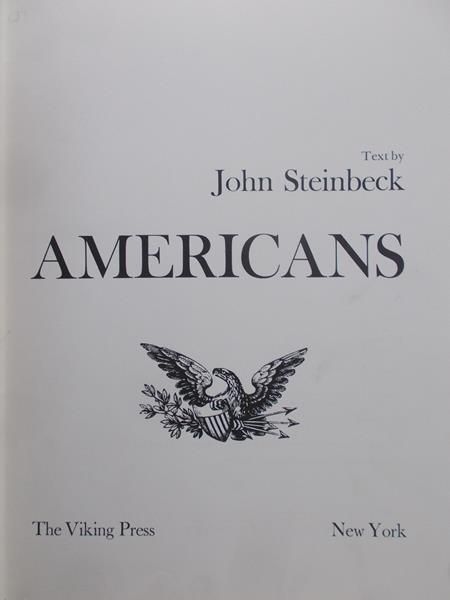 Steinbeck John - America and Americans