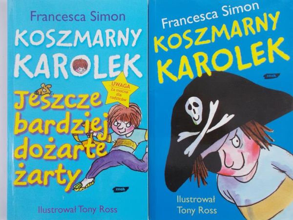 Simon Francesca  - Koszmarny Karolek, 2 książki