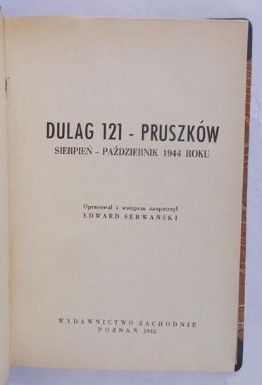 Serwański Edward-  Dulag 121- Pruszków, 1946 r.