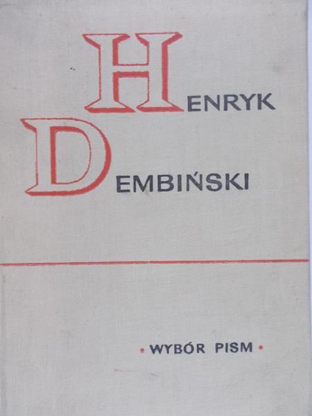Dembiński Henryk - Wybór pism