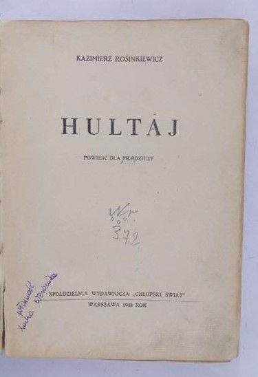 Rosinkiewicz Kazimierz - Hultaj, 1948 r.