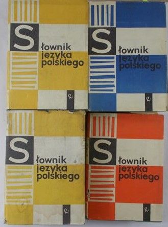 Słownik języka polskiego, 4 książki