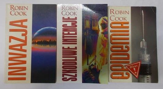 Cook Robin - Zestaw 3 książek