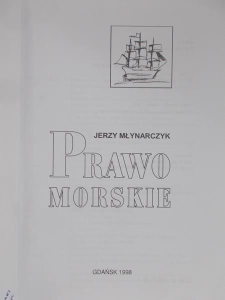 Młynarczyk Jerzy - Prawo morskie