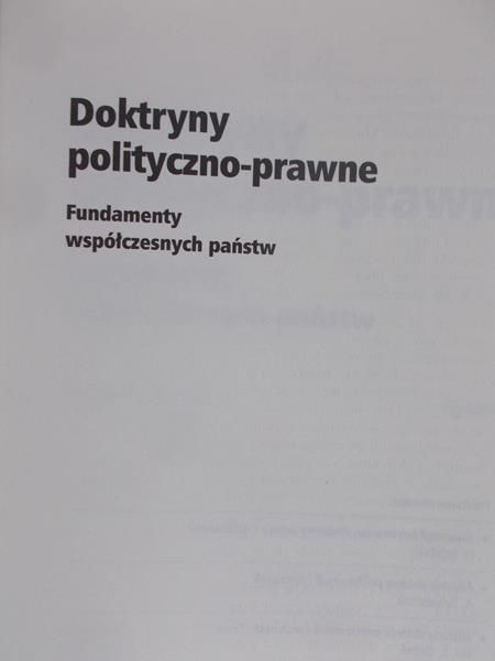 Izdebski Hubert - Doktryny polityczno-prawne