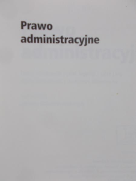 Wierzbowski Marek - Prawo administracyjne