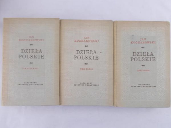 Kochanowski Jan - Dzieła Polskie, Tom I-III
