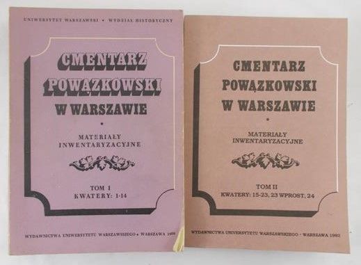 Biernatowie Andrzej i Barbara -  Cmentarz Powązkowski w Warszawie, Tom I i II