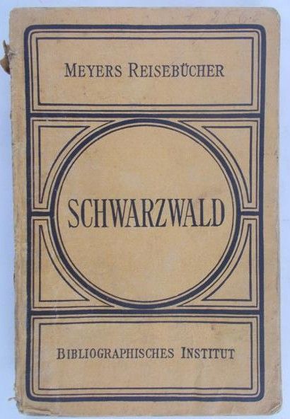 Reisebucher Meyers - Schwarzwald, 1920 r.