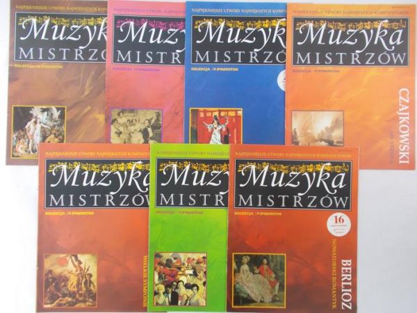 Muzyka mistrzów, zestaw 7 gazet