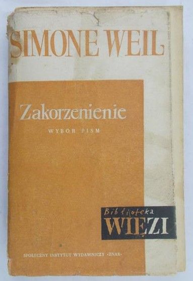 Weil Simone - Zakorzenienie