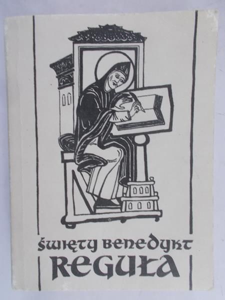 Święty Benedykt - Reguła, miniatura