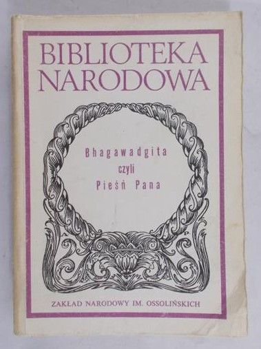 Sachse J.(przekł.)- Bhagawadgita czyli Pieśń Pana, BN
