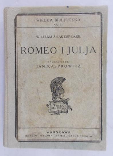 Shakespeare William - Romeo i Julja, 1922 r.