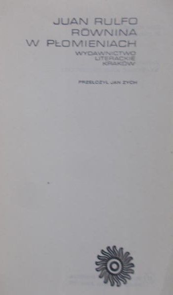 Rulfo Juan - Równina w płomieniach
