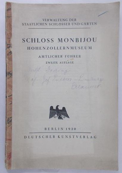 Führer Amtlicher - Schloss Monbijou Hohenzollernmuseum, zweite auflage, 1930 r.