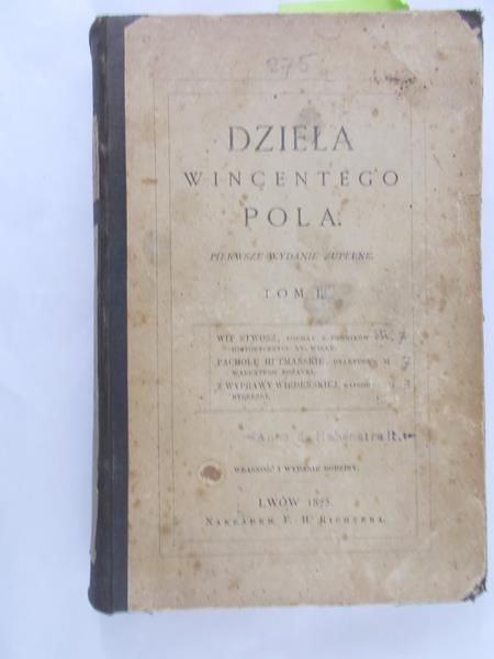 Dzieła Wincentego Pola, Tom I, 1875 r.