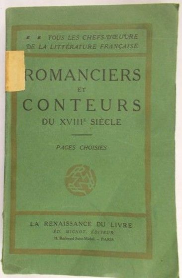Choisies Pages - Romanciers et Conteurs, 1930 r.