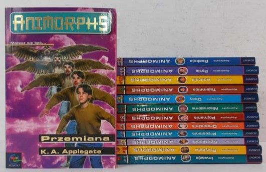 Applegate K.A. - Animorphs, zestaw 13 książek