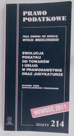 Modzelewski Witold (red.) - Prawo podatkowe