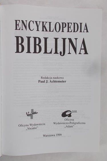 Achtemeier Paul (red.) - Encyklopedia Biblijna