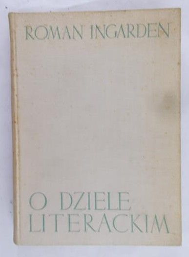 Ingarden Roman - O dziele literackim