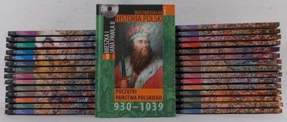 Multimedialna historia Polski, komplet 30 tomów + CD