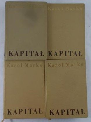 Marks Karol - Kapitał I-III Tom , III Tom-2 części.