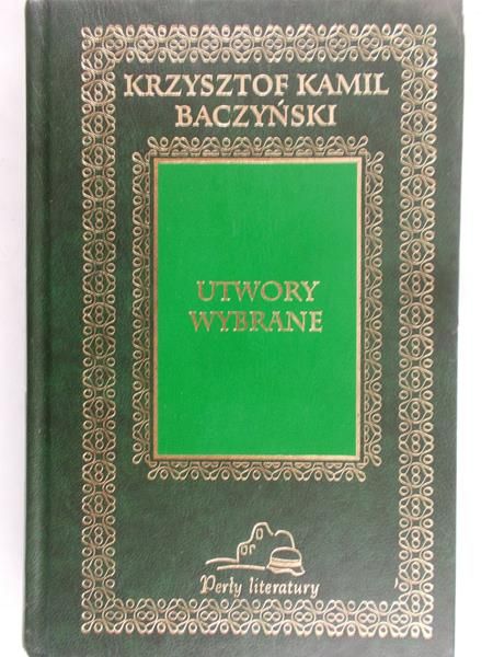 Baczyński Krzysztof Kamil - Utwory wybrane