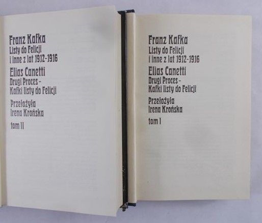 Kafka Franz - Listy do Felicji Tom I-II