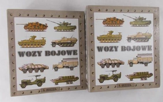Wozy bojowe,kolekcja kart , zestaw 2 książek