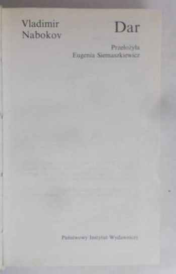 Nabokov Vladimir - Dar