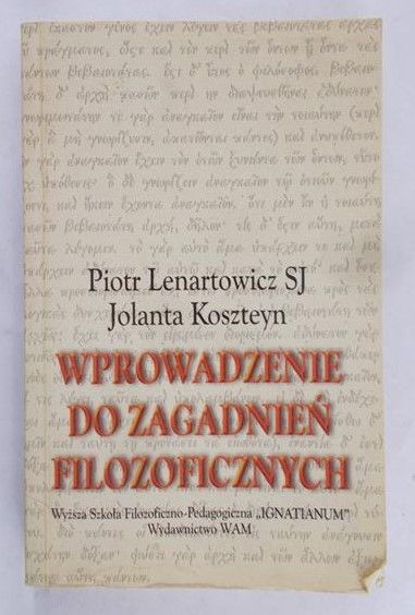 Lenartowicz Piotr - Wprowadzenie do zagadnień filozoficznych