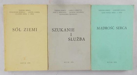 Bosco Teresio - Szukanie i służba/Mądrość serca/Sól ziemi