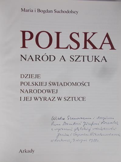 Suchodolska Maria  - Polska. Naród a sztuka