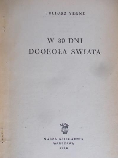 Verne Juliusz - W 80 dni dookoła świata