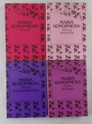 Konopnicka Maria - Zestaw 4 książek