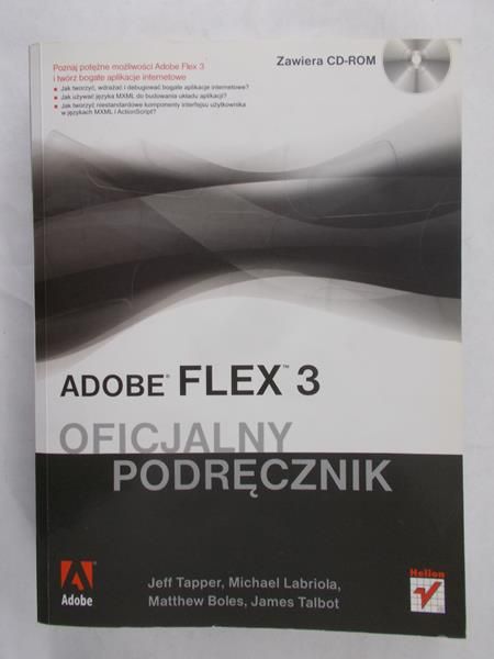 Tapper Jeff - Adobe FLEX 3. Oficjalny podręcznik