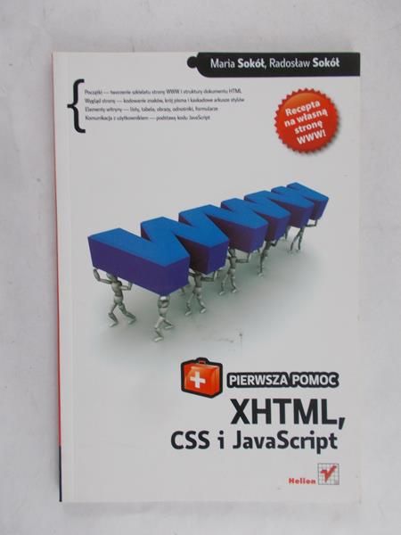 Sokół Maria - Pierwsza pomoc XHTML, CSS i JavaScript