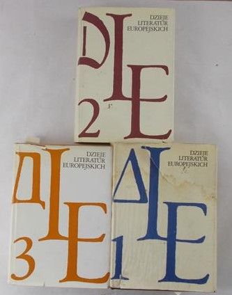 Floryan Władysław (red.) - Dzieje literatur europejskich, tomy I-III