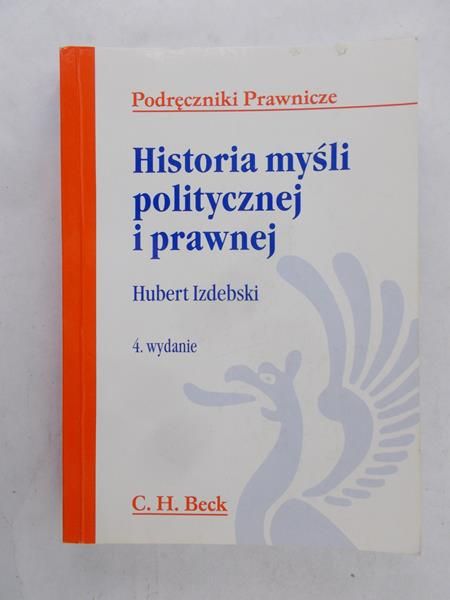Izdebski Hubert - Historia myśli politycznej i prawnej