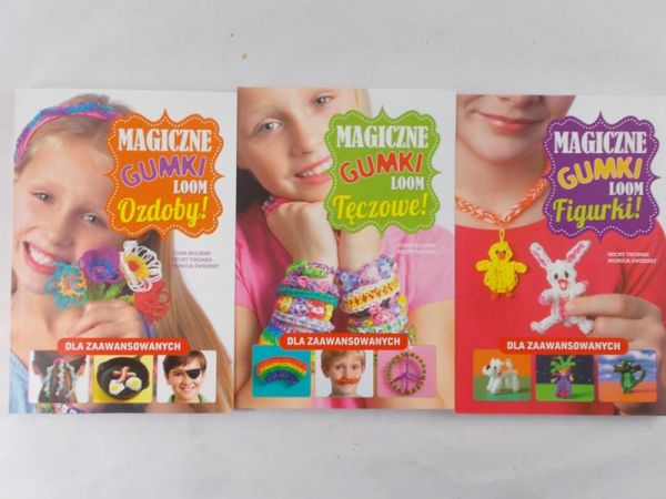 McCann John - Magiczne gumki LOOM Tęczowe / Ozdoby/ Figurki