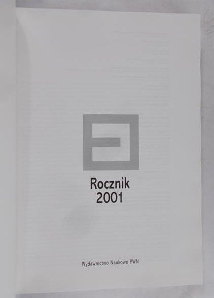 Burek Ryszard ( red. ) - Rocznik 2001