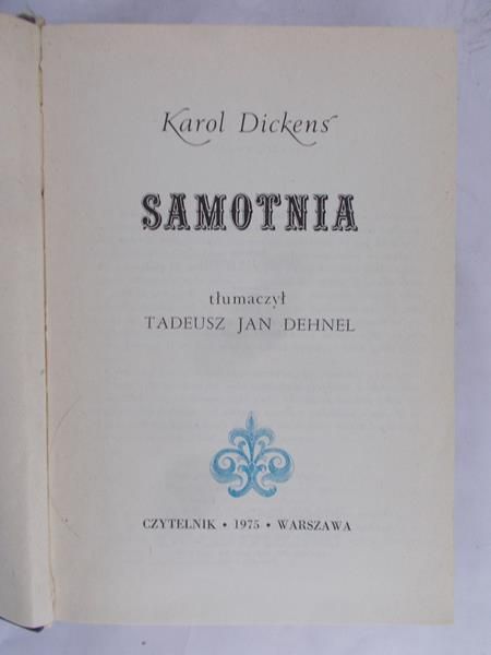 Dickens Karol - Samotnia