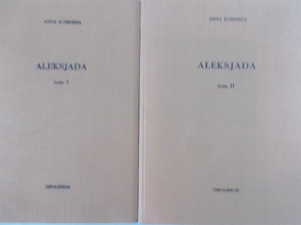 Komnena Anna - Aleksjada, Tom I-II