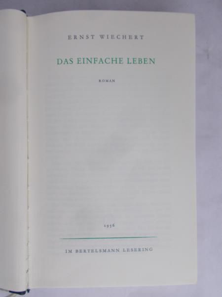 Wiechert Ernst - Das einfache leben