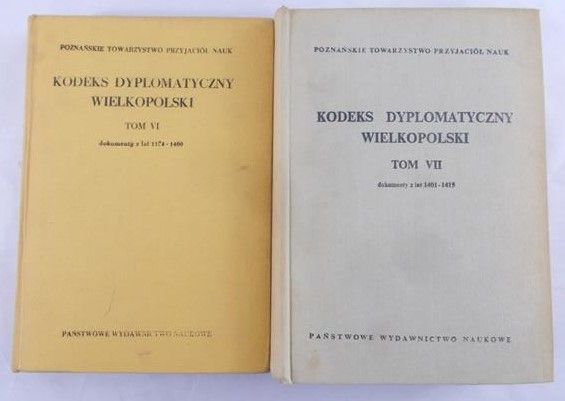 Gąsiorowski Antoni - Kodeks Dyplomatyczny Wielkopolski TOM VI i VII
