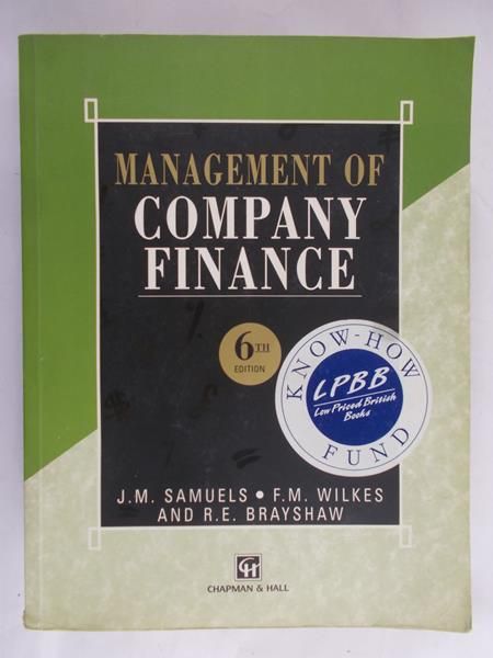 Samuels J.M. - Management of Company Finance